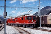 RhB Ge4/4 II 616 (23.06.1990, Depot Samedan, mit Ge4/4 625)