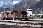 RhB Xk 9013 (23.06.1990, Samedan, Turmwagen m. Drehkran)