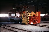 RhB Xrotet 9218 (23.06.1990, Depot Samedan)