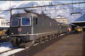 SBB Re6/6 11631 (29.01.1985, Bellinzona)