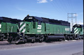BN SD40-2 6950 (23.05.1981, Pueblo, CO)