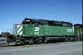 BN SD40-2 7820 (11.04.1981, Pueblo, CO)