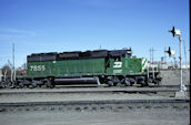 BN SD40-2 7855 (07.02.1981, Pueblo, CO)