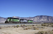 BN SD40-2 8050 (10.09.1997, Mojave, CA)