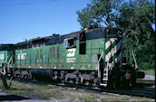 BN SD9P 6167 (29.08.1987, Omaha, NE)