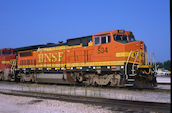 BNSF B40-8W  534 (19.07.2011, Galesburg, IL)