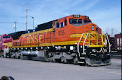 BNSF C40-8W  835 (14.03.2004, Stockton, CA)