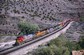 BNSF C44-9W  713 (08.05.1999, Crozier Canyon, AZ)