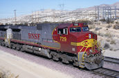 BNSF C44-9W  729 (26.11.1998, Victorville, CA)