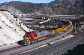 BNSF C44-9W  779 (02.02.2002, Cajon 63, CA)