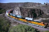 BNSF C44-9W 4321 (05.05.2002, Crozier Canyon, AZ)