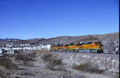 BNSF C44-9W 4536 (24.01.2002, Kingman, AZ)