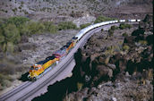 BNSF C44-9W 4605 (05.05.2002, Crozier Canyon, AZ)
