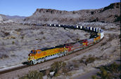 BNSF C44-9W 5289 (24.01.2002, Kingman, AZ)