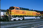 BNSF C44-9W 5455 (01.06.2001, Raton, NM)