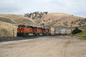 BNSF ES44DC 7522 (28.05.2011, b. Caliente, CA)