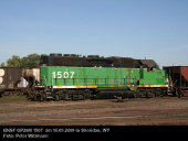 BNSF GP28M 1507 (16.09.2009, Sheridan, WY)