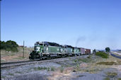 BNSF SD40-2 6334 (05.07.1997, S of Castle Rock, CO)