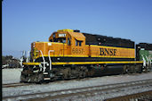 BNSF SD40-2 6857 (23.11.2000, Fontana, CA)