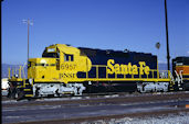 BNSF SD40-2 6957 (06.01.2001, San Bernardino, CA)