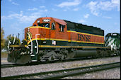 BNSF SD40-2 7001 (08.10.2003, Aberdeen, SD)