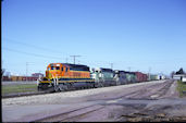 BNSF SD40-2 7079 (14.03.1998, Stockton, CA)