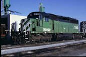BNSF SD40-2 7185 (26.09.2002, Galesburg, IL)