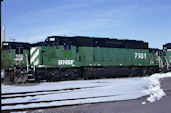BNSF SD40-2 7931 (24.03.2002, Minneapolis, MN)