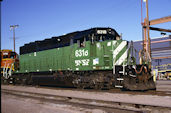 BNSF SD40 6318 (22.10.2001, Barstow, CA)