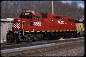 HLCX GP38-2r 3852 (03.03.2010, Chester, IL)