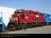 HLCX GP40-2 3857 (09.09.2009, Aurora, CO)