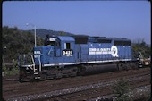 NS SD40-2 3421 (20.06.2002, Conway, PA)