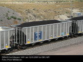 OMAX Coal Hopper 1441 (12.09.2009, b. Bill, WY)