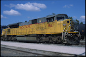 UP SD90MAC 8147 (25.09.2011, Kansas City, KS)