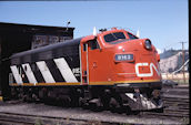 CN F7Au 9163 (30.06.1982, Prince George, BC)