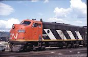 CN F7Au 9170 (30.06.1982, Prince George, BC)