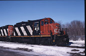 CN GP9RM 4111:2 (02.2008, Brockville, ON)