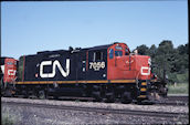 CN GP9RM 7056 (07.2003, Brockville, ON)