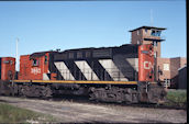 CN RS18 3662 (01.07.1980, Moncton, NB)