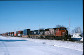 CN SD40-2W 5262 (03.01.2008, Belleville, ON)