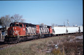 CN SD40-2W 5297 (30.10.2007, London, ON)