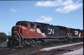 CN SD70I 5608:2 (08.2009, Belleville, ON)