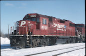 CP GP38-2 3025 (01.2007, Smiths Falls, ON)