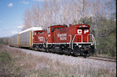 CP MP15AC 1447 (27.04.2010, Ingersoll, ON, mit 1446)