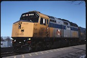 VIA F40PH-2 6404 (03.2003, Belleville, ON)