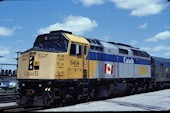 VIA F40PH-2 6404 (06.2010, Belleville, ON)