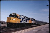 VIA F40PH-2 6411 (04.2005, Belleville, ON)
