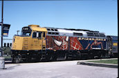 VIA F40PH-2 6413 (05.2004, Belleville, ON)