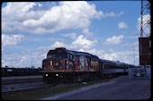 VIA F40PH-2 6414 (08.2010, Smiths Falls, ON)