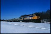 VIA F40PH-2 6418 (02.2010, Brockville, ON)